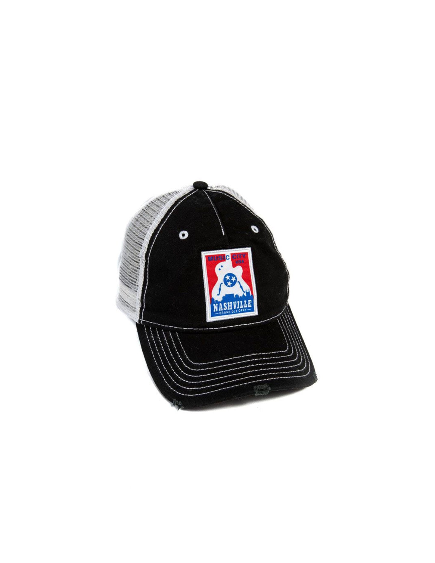 Opry Nashville Guitar Trucker Hat - BASEBALL