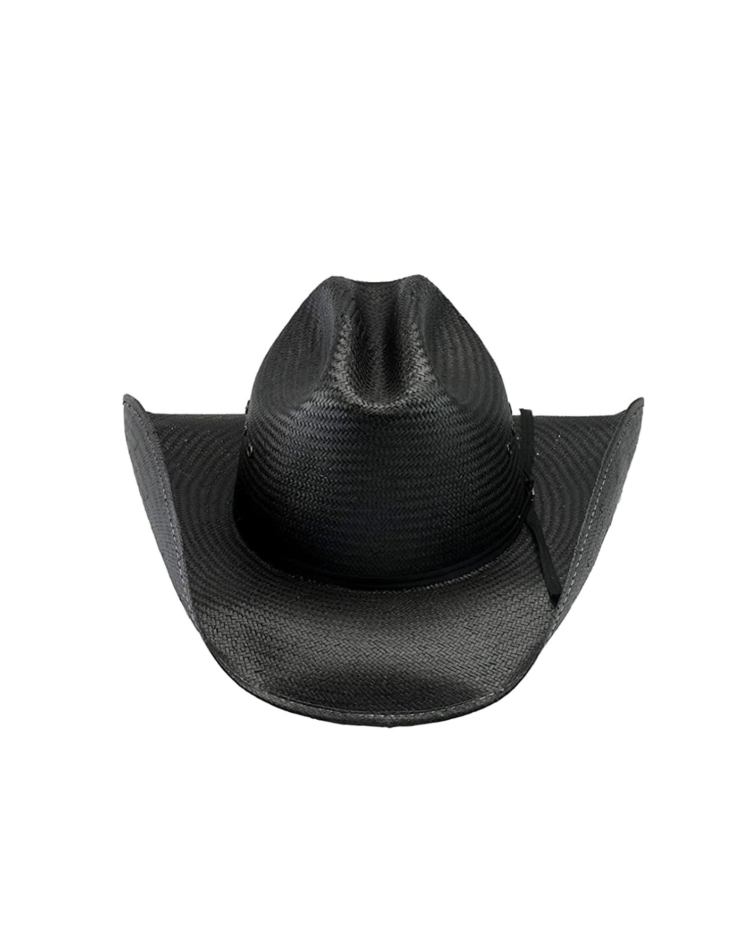 Shapeable Black Straw Cowboy Hat - BLACK / SM - COWBOY