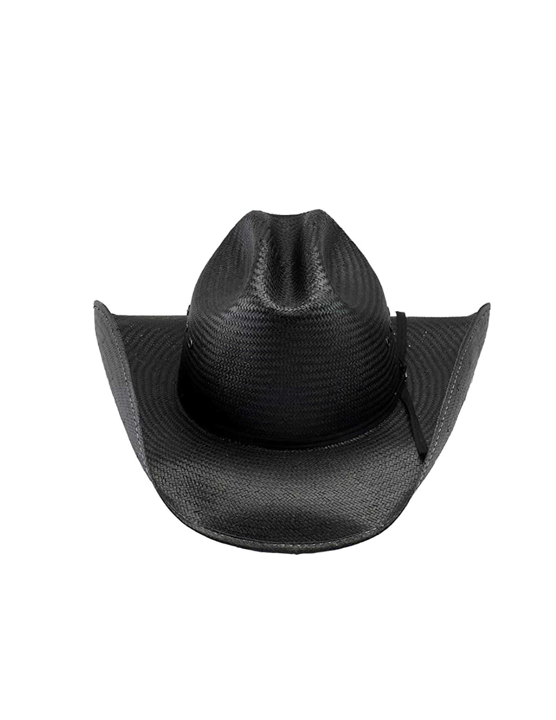 Shapeable Black Straw Cowboy Hat - BLACK / SM - COWBOY